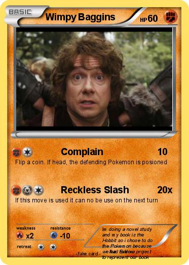 Pokemon Wimpy Baggins