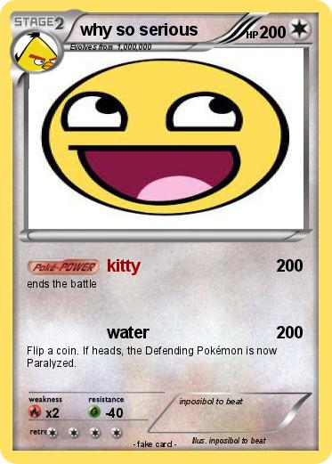 Pokemon why so serious