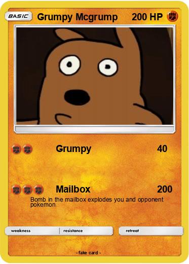 Pokemon Grumpy Mcgrump