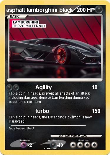 Pokemon asphalt lamborghini black