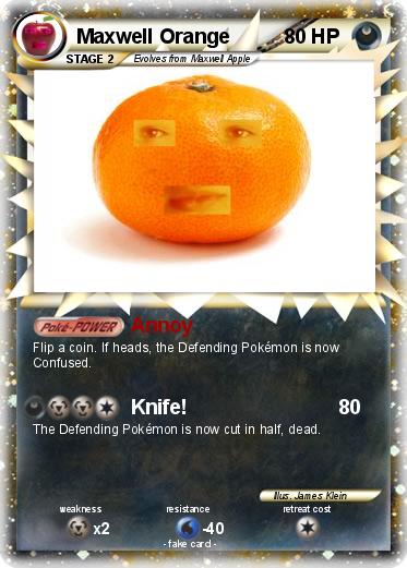 Pokemon Maxwell Orange