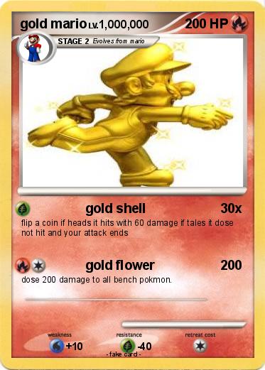 Pokemon gold mario