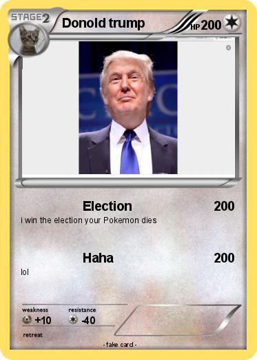 Pokemon Donold trump