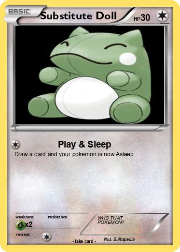 Pokemon Substitute Doll