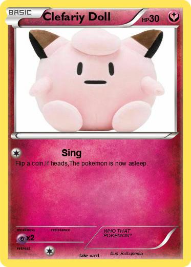 Pokemon Clefariy Doll