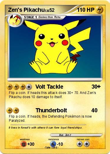 Pokemon Zen's Pikachu