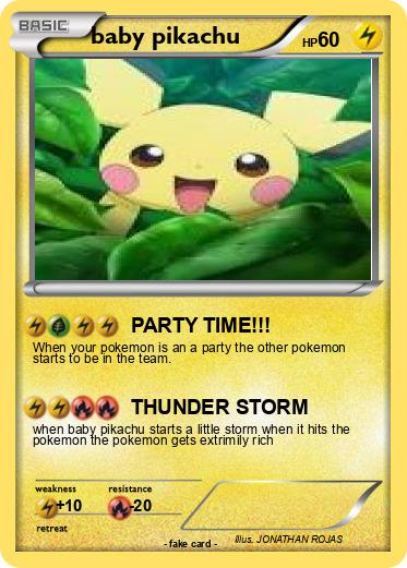 Pokemon baby pikachu