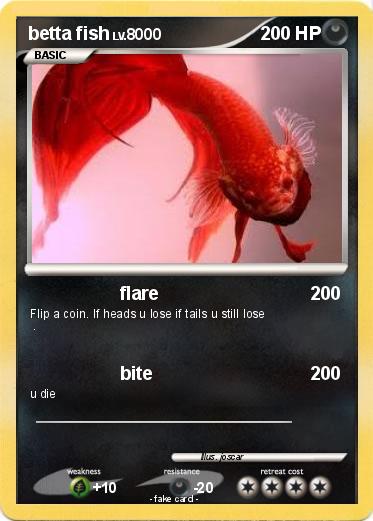 Pokemon betta fish