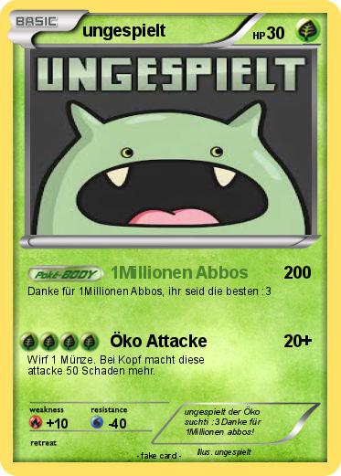 Pokemon ungespielt