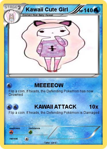 Pokemon Kawaii Cute Girl