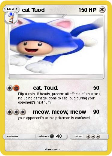 Pokemon cat Tuod