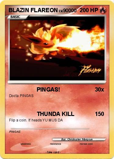 Pokemon BLAZIN FLAREON