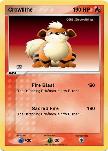 Pokemon Growlithe                           1