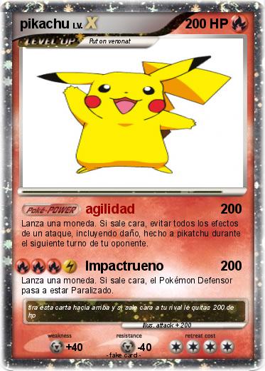 Pokemon pikachu
