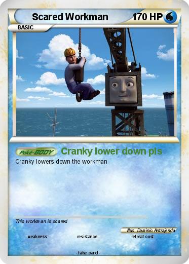 Pokemon Scared Workman