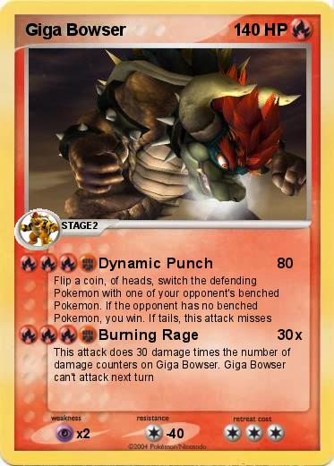 Pokemon Giga Bowser
