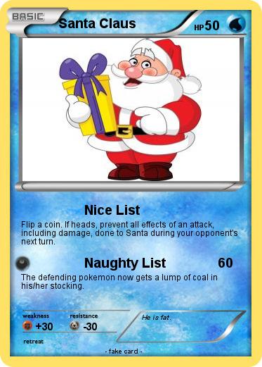 Pokemon Santa Claus