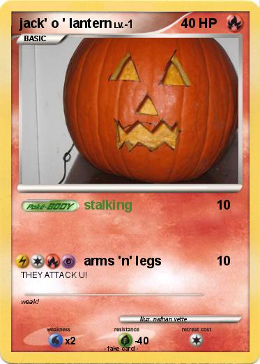 Pokemon jack' o ' lantern