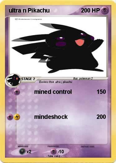 Pokemon ultra n Pikachu