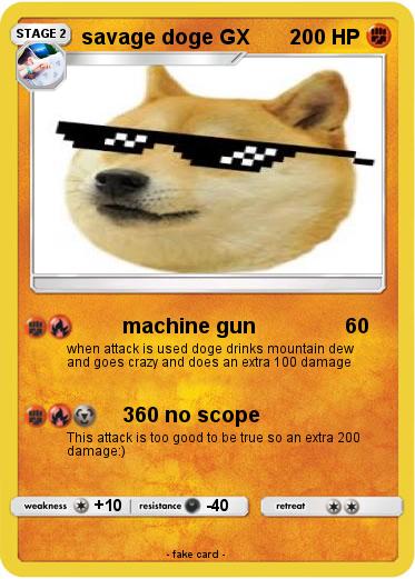 Pokemon savage doge GX