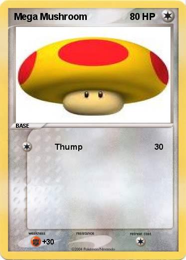 Pokemon Mega Mushroom