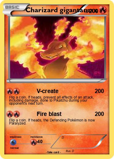 Pokemon Charizard gigantamax