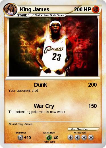 Pokemon King James