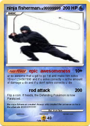 Pokemon ninja fisherman