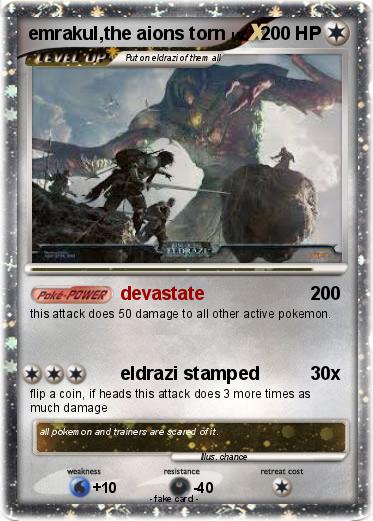 Pokemon emrakul,the aions torn