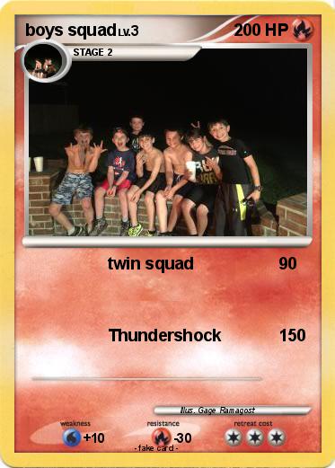 Pokemon boys squad