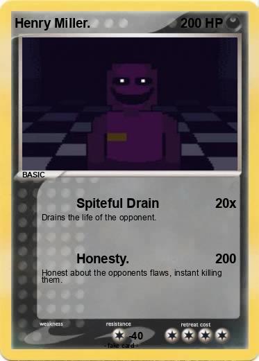 Pokemon Henry Miller.