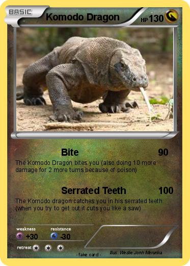 Pokemon Komodo Dragon