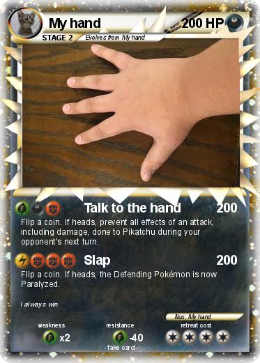 Pokemon My hand