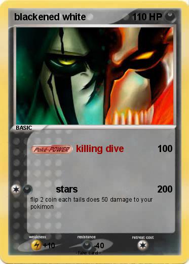 Pokemon blackened white