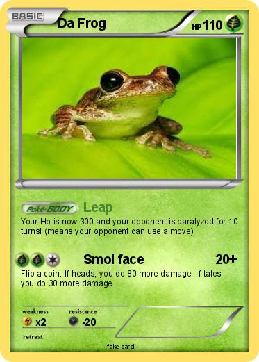 Pokemon Da Frog
