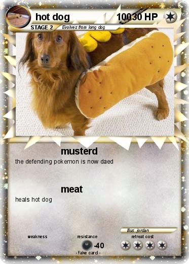 Pokemon hot dog                  100