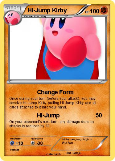 Pokemon Hi-Jump Kirby Pokemon Hi-Jump Kirby