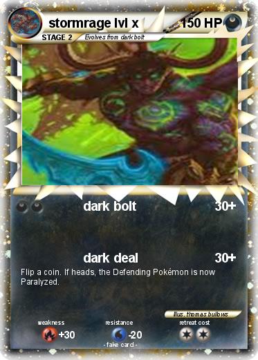 Pokemon stormrage lvl x