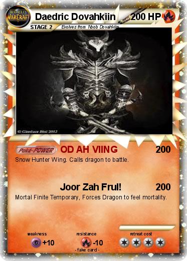Pokemon Daedric Dovahkiin