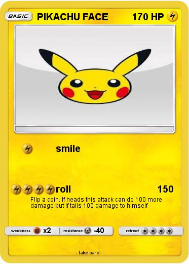 Pokemon PIKACHU FACE