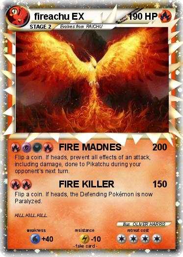 Pokemon fireachu EX