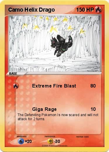 Pokemon Camo Helix Drago