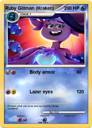Pokemon Ruby Gillman (Kraken)