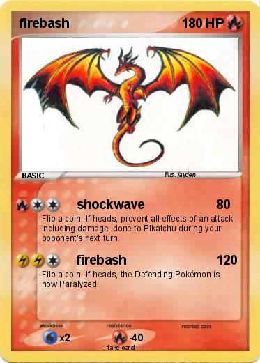 Pokemon firebash