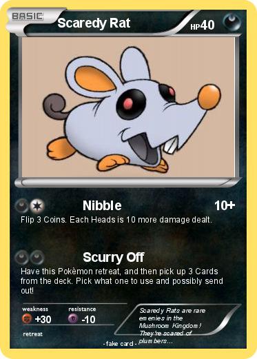 Pokemon Scaredy Rat