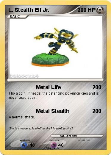 Pokemon L. Stealth Elf Jr.