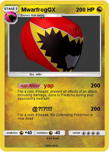 Pokemon MwarfrogGX