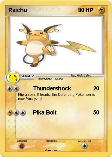 Pokemon Raichu