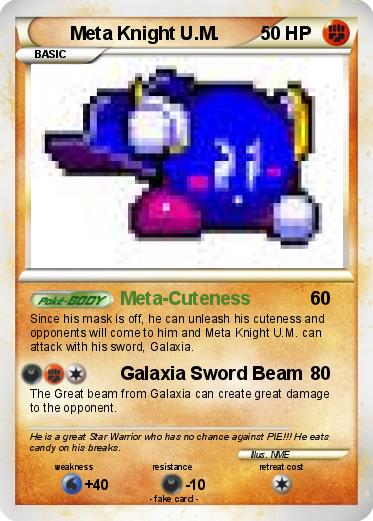 Pokemon Meta Knight U.M. Pokemon Meta Knight U.M.