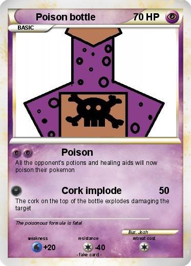 Pokemon Poison bottle